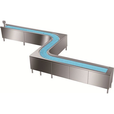 ¿Se puede utilizar una cinta transportadora de placa de cadena para transportar artículos a baja ...